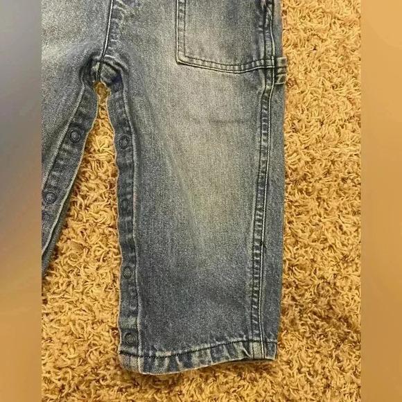 Children’s Place Jean Denim Overalls 18 mos - Picture 4 of 10